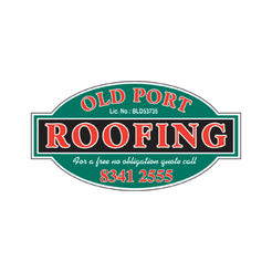 Old Port Roofing logo – Adelaide re-roofing and metal roofing specialists.