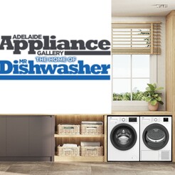 Adelaide Appliance Gallery logo - your destination for washing machines, laundry machines.